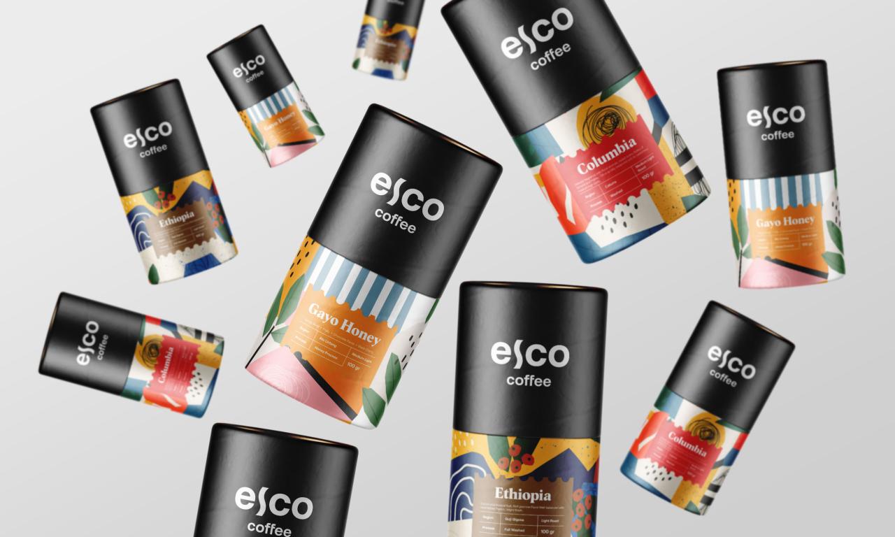 Widarto Impact Designing Fresh Sustainable Packaging for ESCO Coffee -  World Brand Design Society